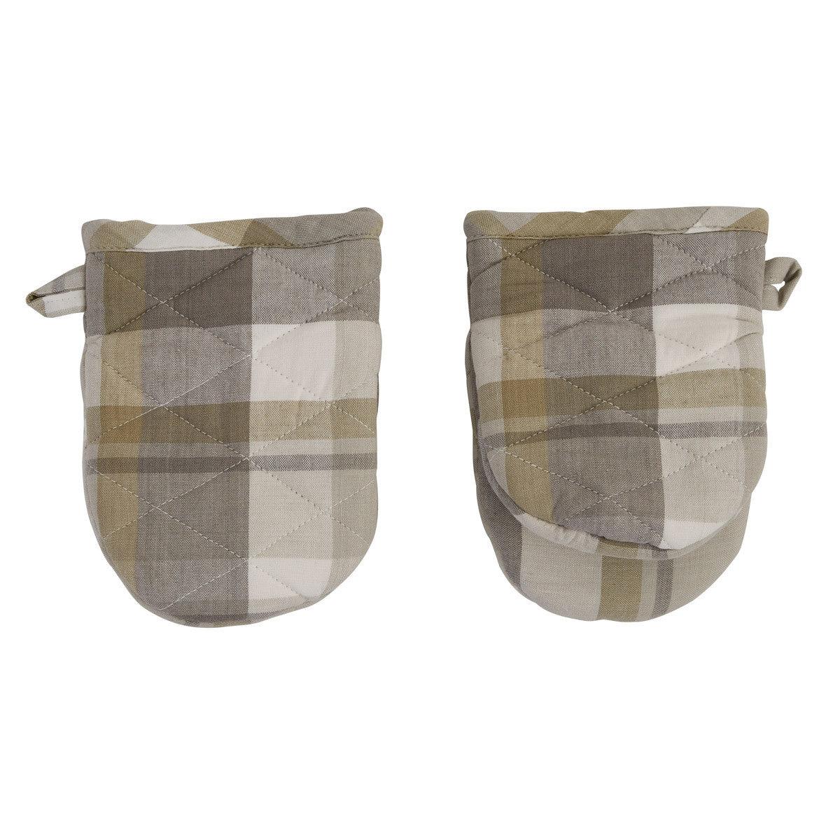 Bennet Plaid Mini Mitt Set of 2 Park Designs - The Fox Decor