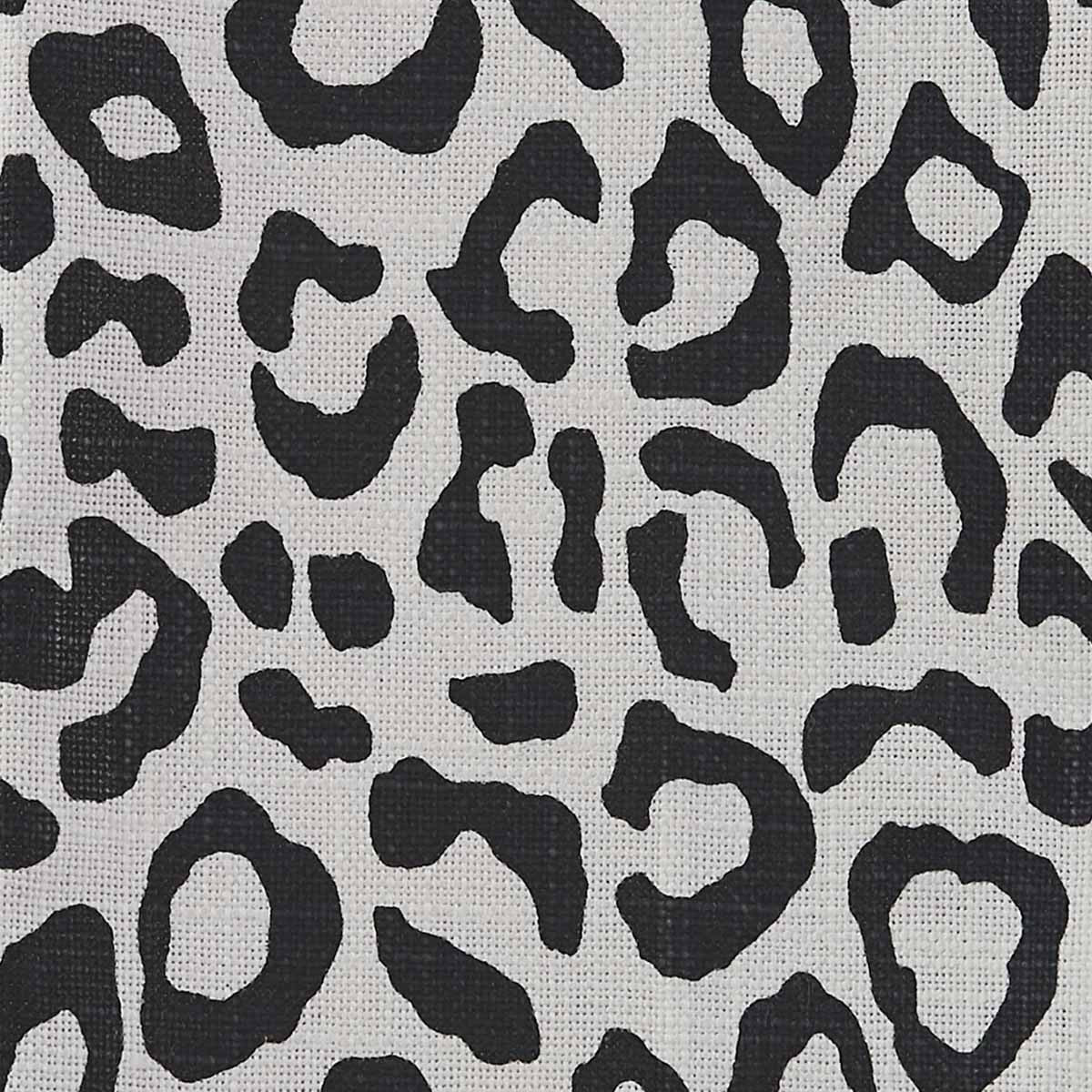 Safari Leopard Printed Towel - Black Set of 2 Park Designs - The Fox Decor