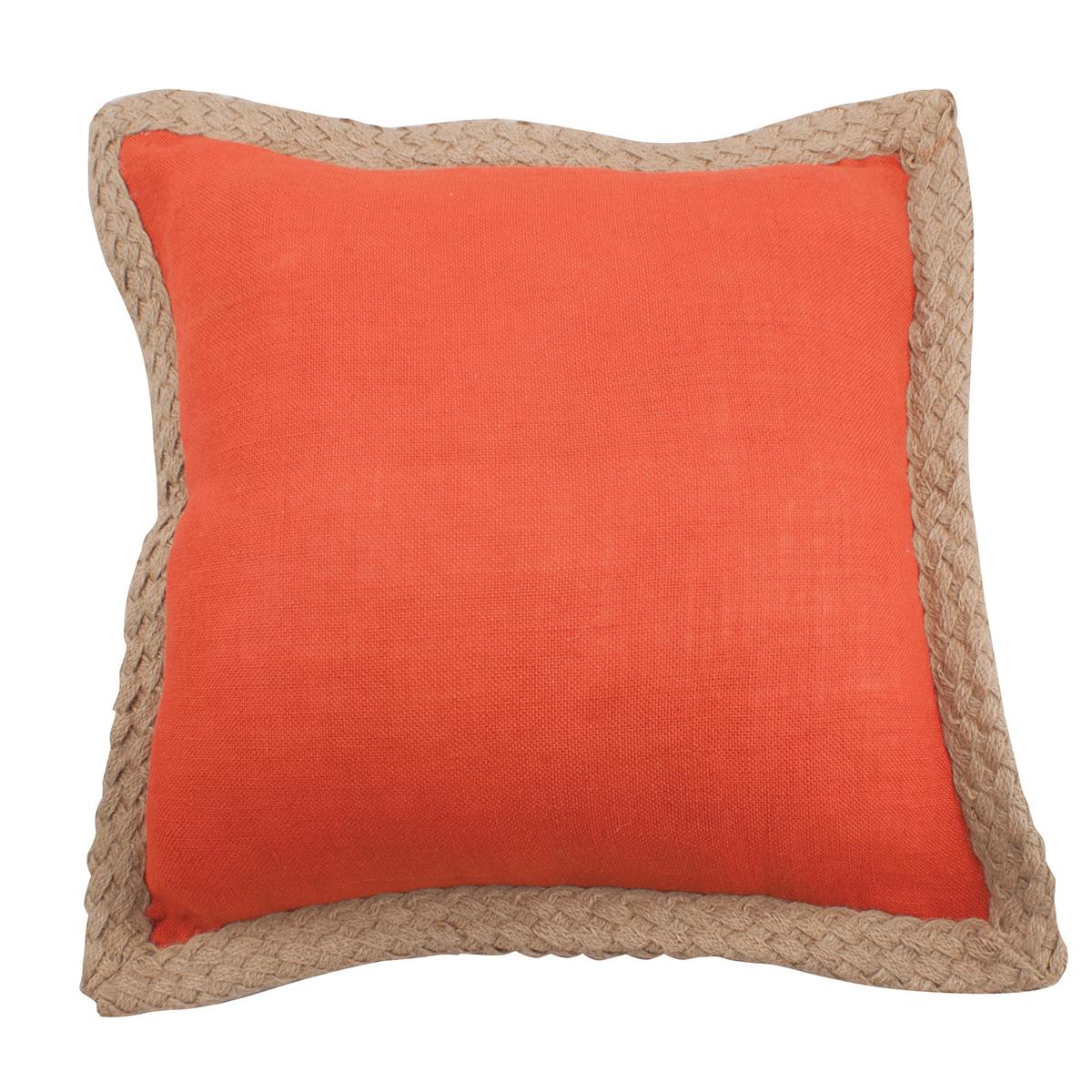 Jute Braid Orange 20" Pillow Cover - Set of 4 Park Designs - The Fox Decor