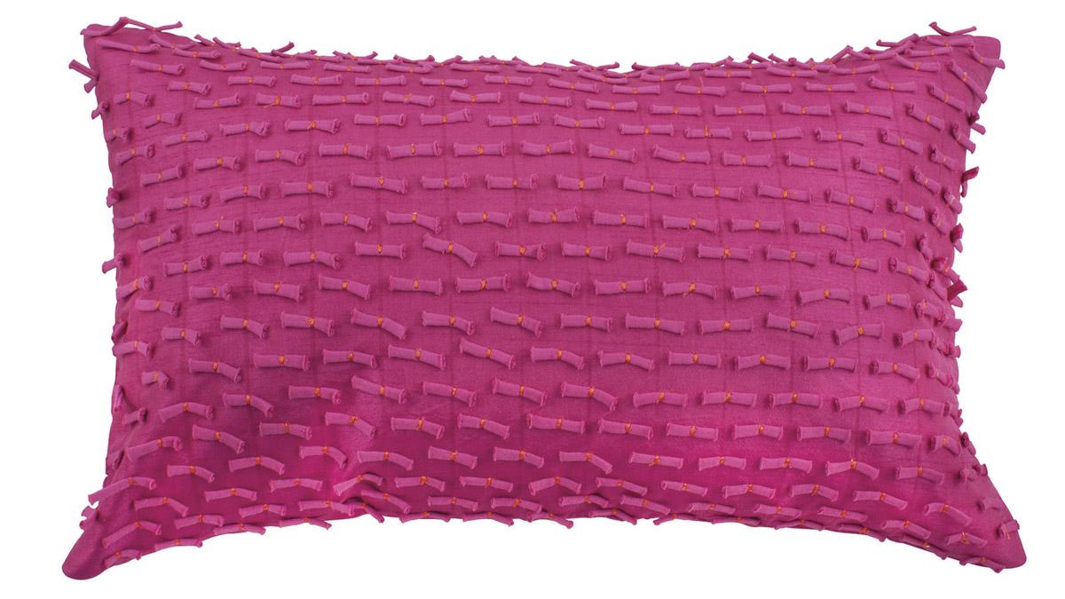 Nubby Pink-Orange 20" x 12" Pillow Cover - The Fox Decor