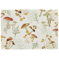 Wild Mushrooms Placemat Set of 12 Park Designs - The Fox Decor