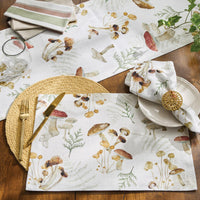 Wild Mushrooms Placemat Set of 12 Park Designs - The Fox Decor