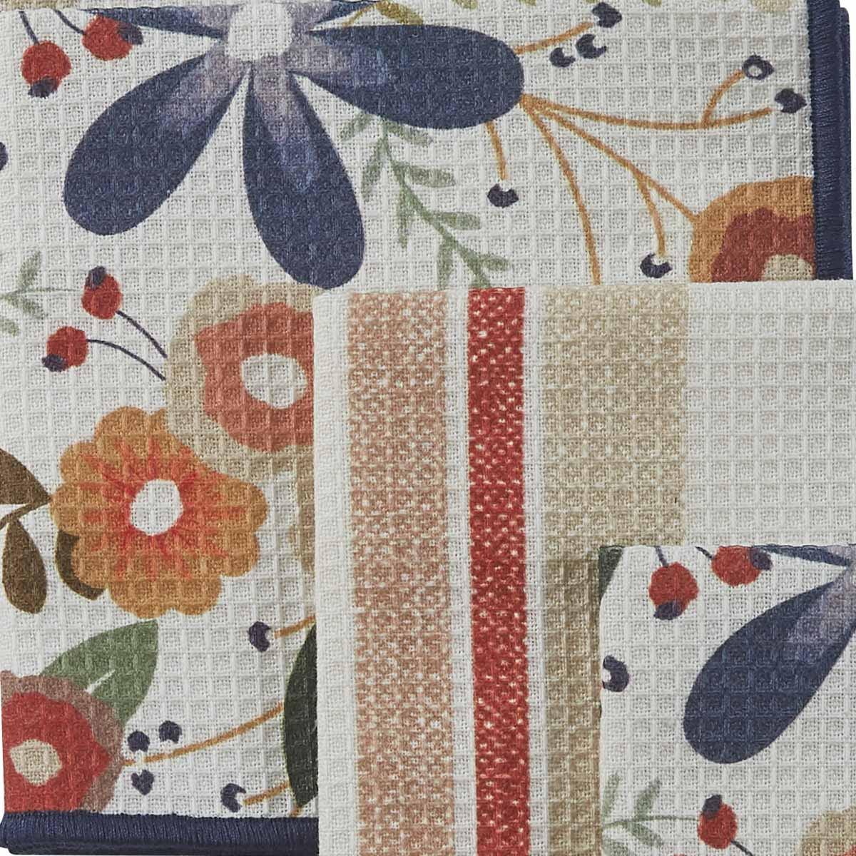 Indie Boho Printed Dishcloths Set Of 4 Park Designs - The Fox Decor