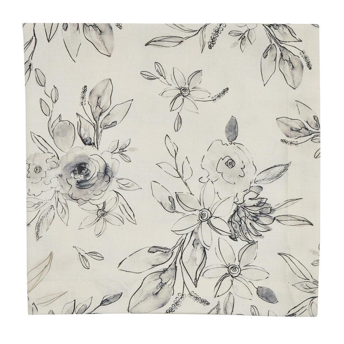 Midnight Floral Napkins - Set of 6 Park Designs - The Fox Decor