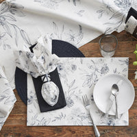 Midnight Floral Napkins - Set of 6 Park Designs - The Fox Decor