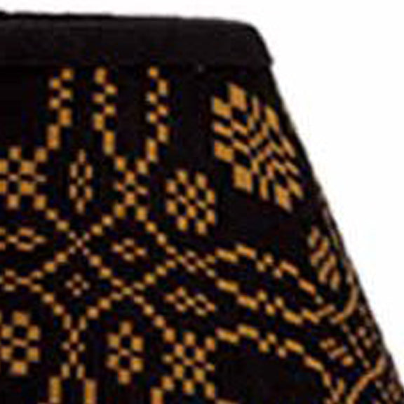 Black Mustard Lover?œ????ƒ?›??S Knot Jacquard 12" Lampshade - Interiors by Elizabeth