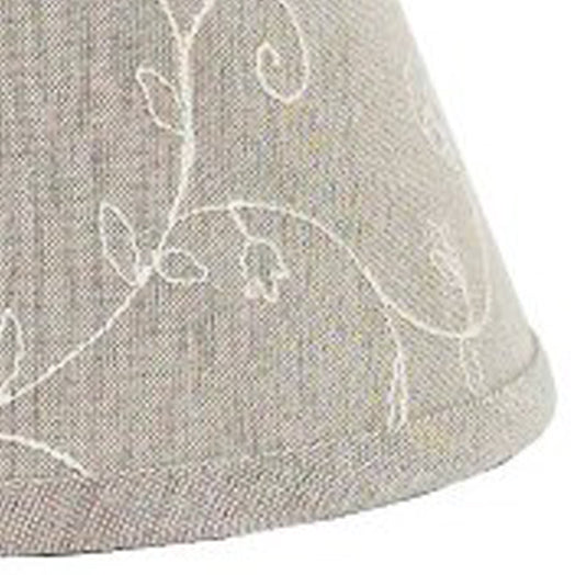 Taupe Candlewicking Taupe 12" Lampshade - Interiors by Elizabeth