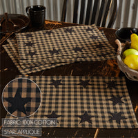 Black Star Placemat Set of 6