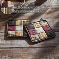 Wyatt Pot Holder Set of 2 8x8 - The Fox Decor