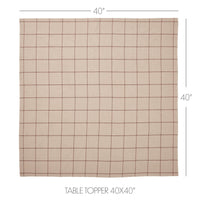 Connell Table Topper 40x40 - The Fox Decor