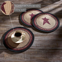 Connell Trivet Stencil Stars 12 inch Diameter Set of 3 - The Fox Decor