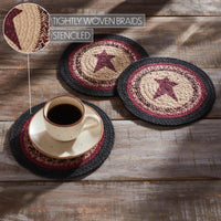 Connell Trivet Stencil Stars 8 inch Diameter Set of 3 - The Fox Decor