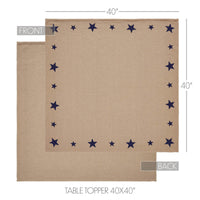 My Country Table Topper 40x40 - The Fox Decor