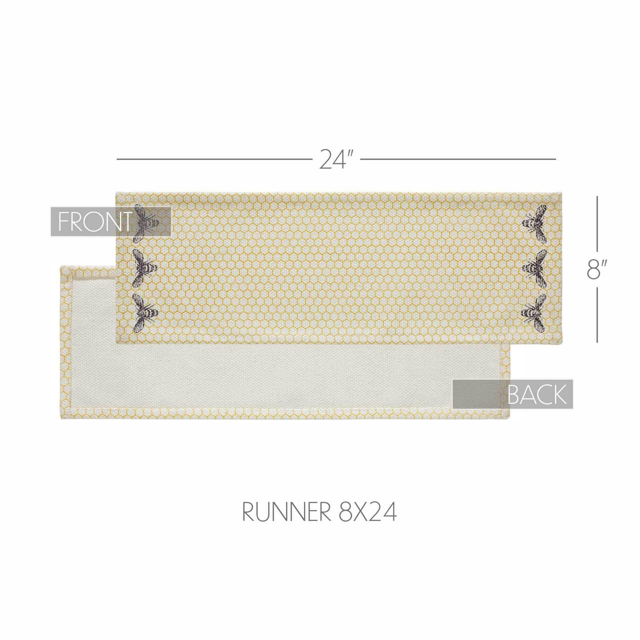 Buzzy Bees Runner 8x24 - The Fox Decor