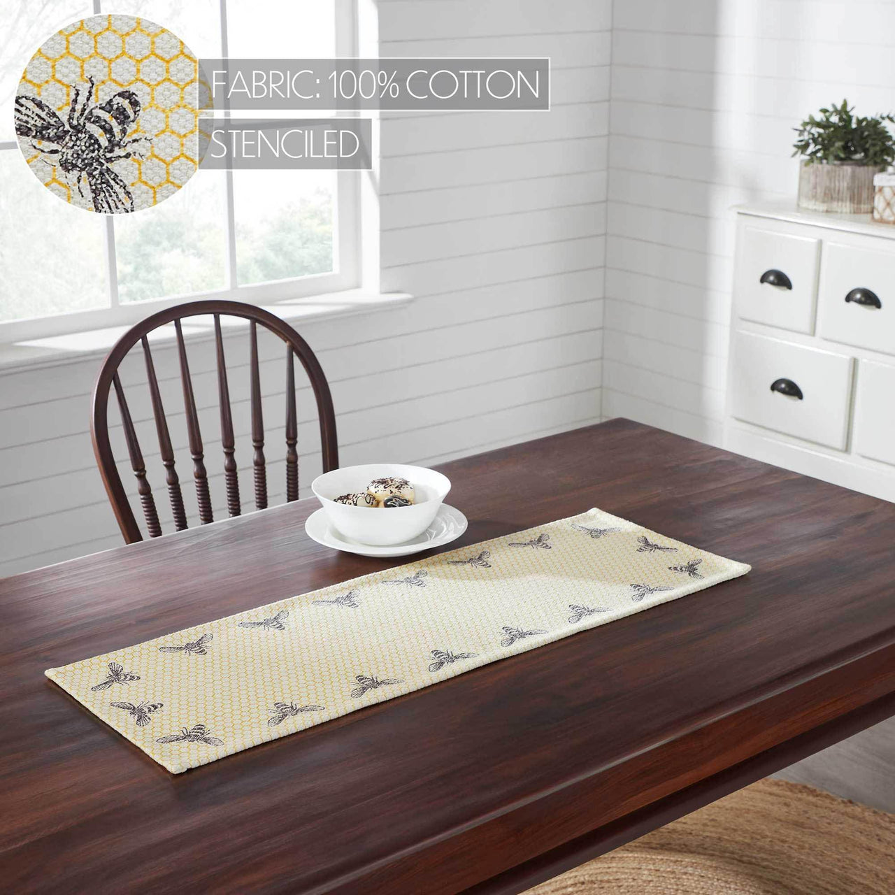 Buzzy Bees Runner 12x36 - The Fox Decor