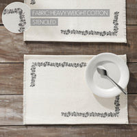 Finders Keepers Eucalyptus Placemat Set of 2 13x19 - The Fox Decor