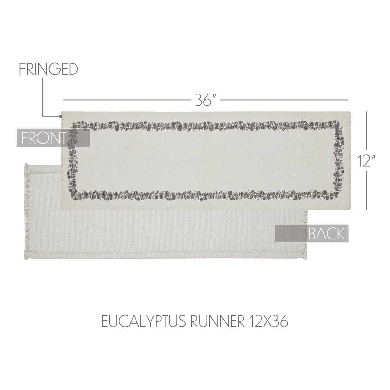 Finders Keepers Eucalyptus Runner 12x36 - The Fox Decor