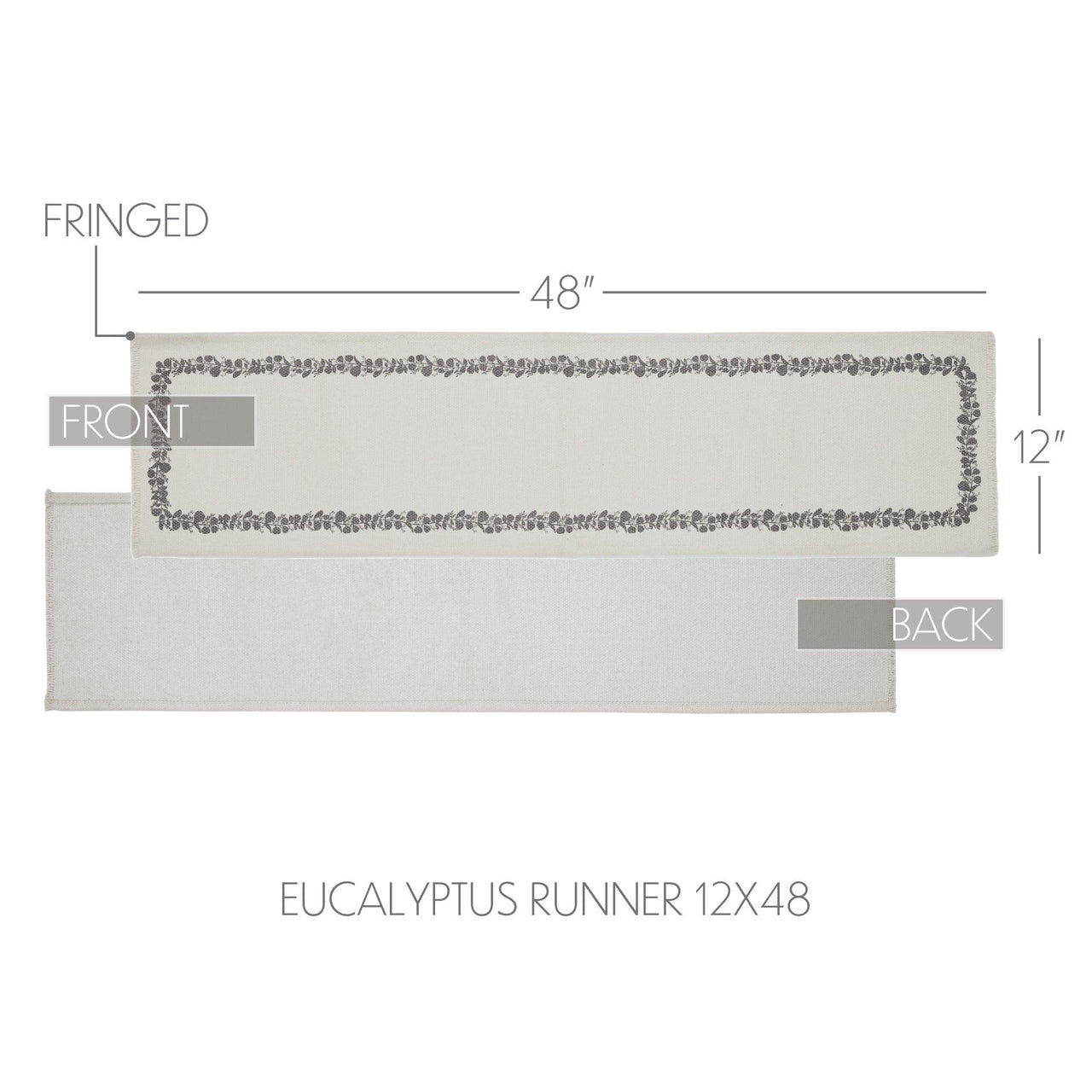 Finders Keepers Eucalyptus Runner 12x48 - The Fox Decor