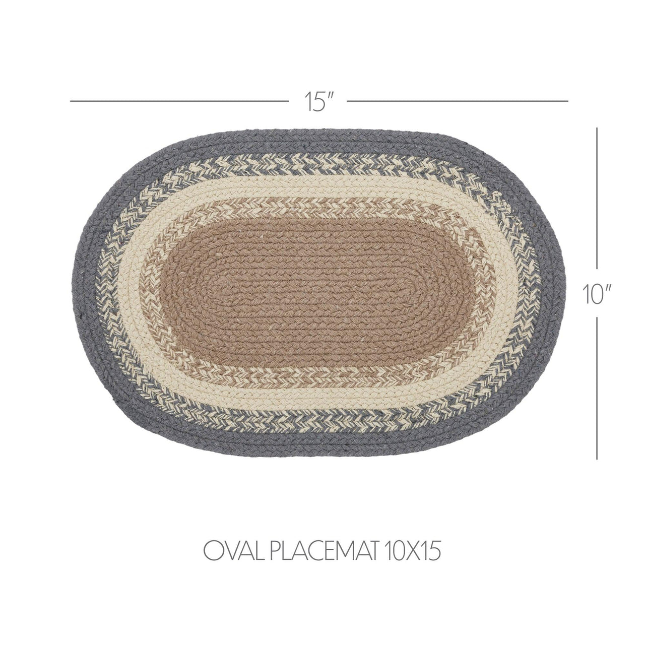 Finders Keepers Oval Placemat 10x15 - The Fox Decor
