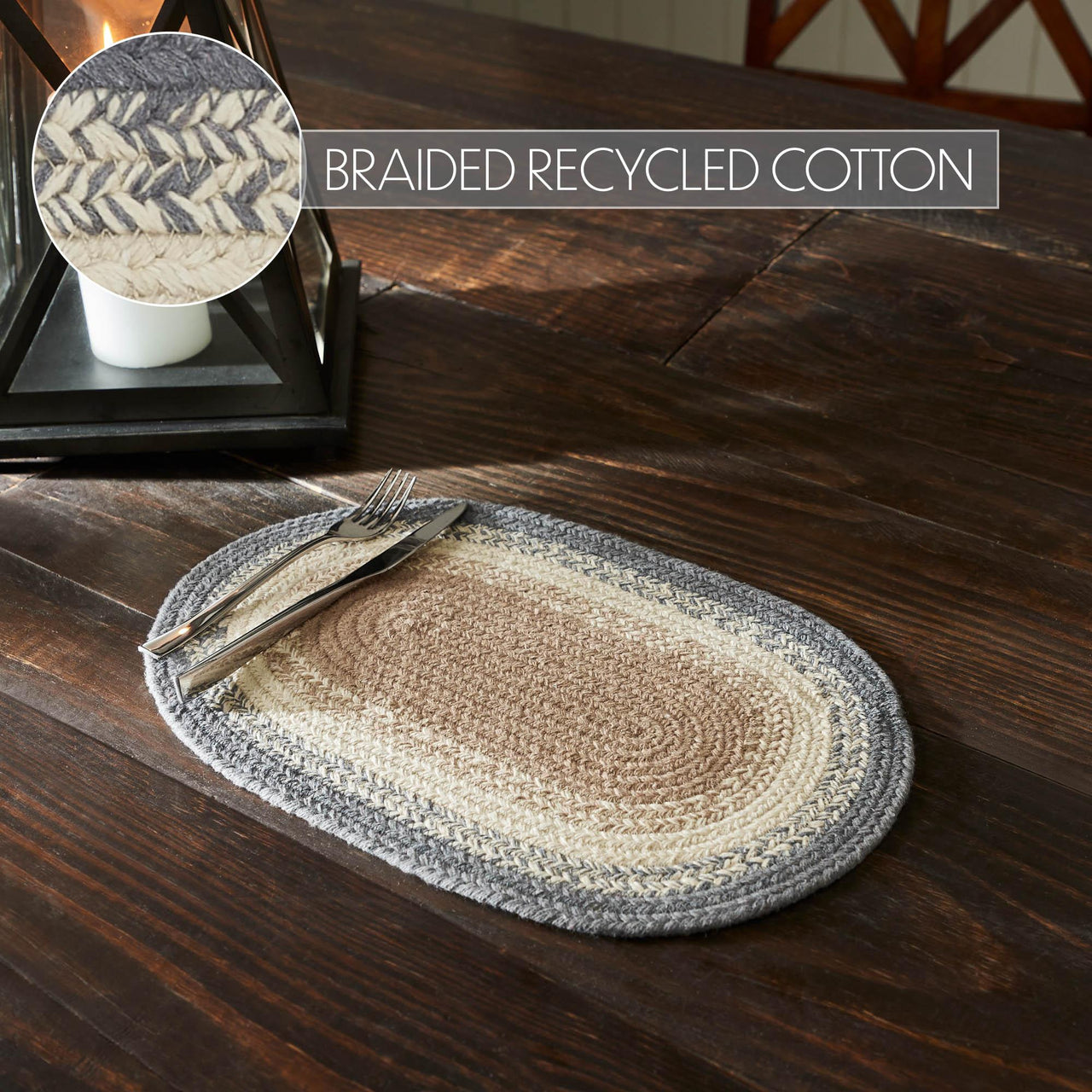 Finders Keepers Oval Placemat 10x15 - The Fox Decor