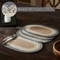 Finders Keepers Oval Placemat Set of 4 10x15 - The Fox Decor