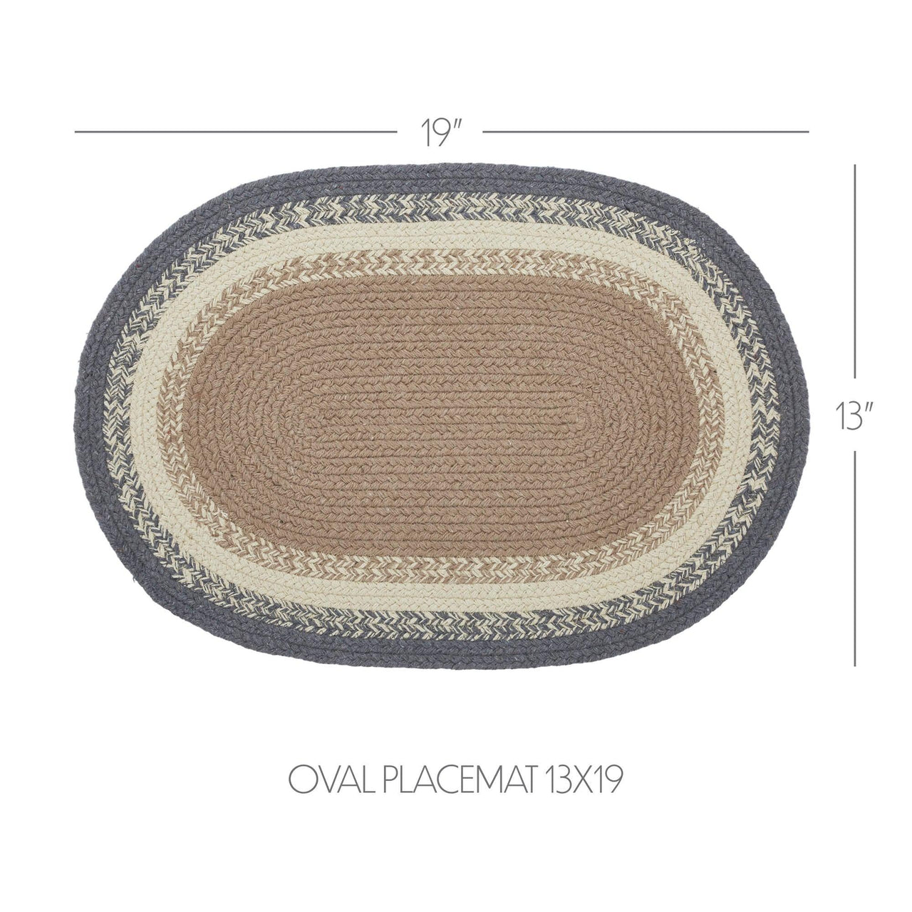 Finders Keepers Oval Placemat 13x19 - The Fox Decor