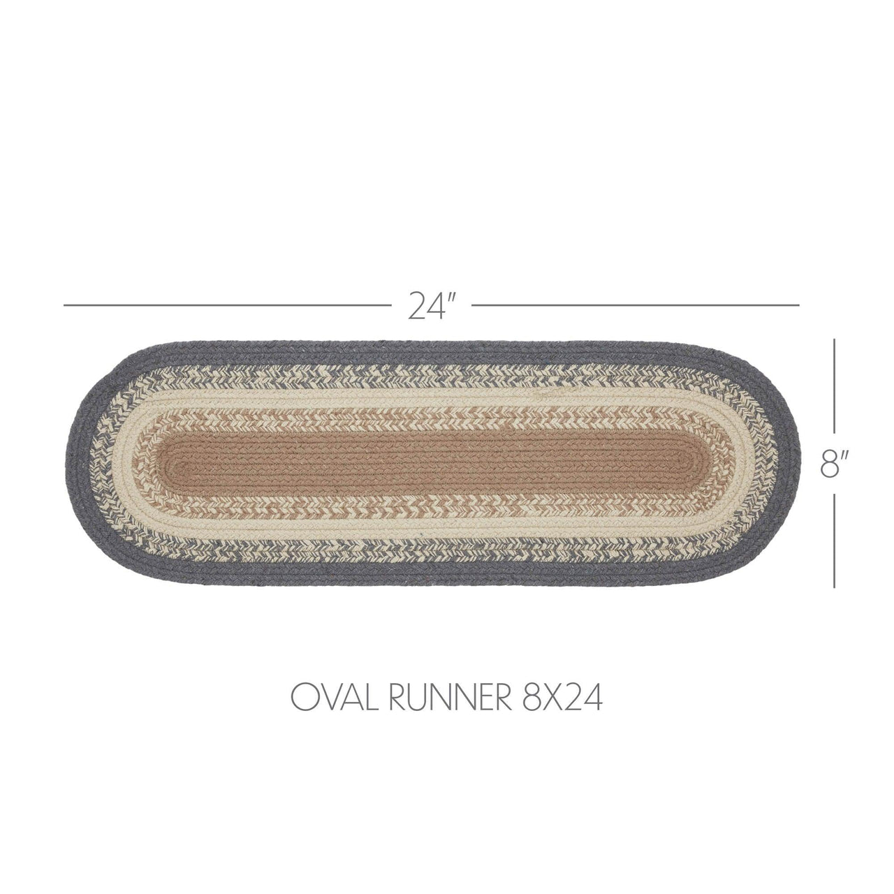 Finders Keepers Oval Runner 8x24 - The Fox Decor