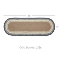 Finders Keepers Oval Runner 12x36 - The Fox Decor