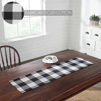 Annie Buffalo Check Black Runner 12x48 - The Fox Decor