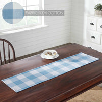 Annie Buffalo Check Blue Runner 12x48 - The Fox Decor