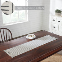 Kaila Ticking Stripe Ruffled Runner 12x48 - The Fox Decor