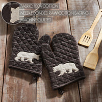Wyatt Bear Oven Mitt Set of 2 - The Fox Decor