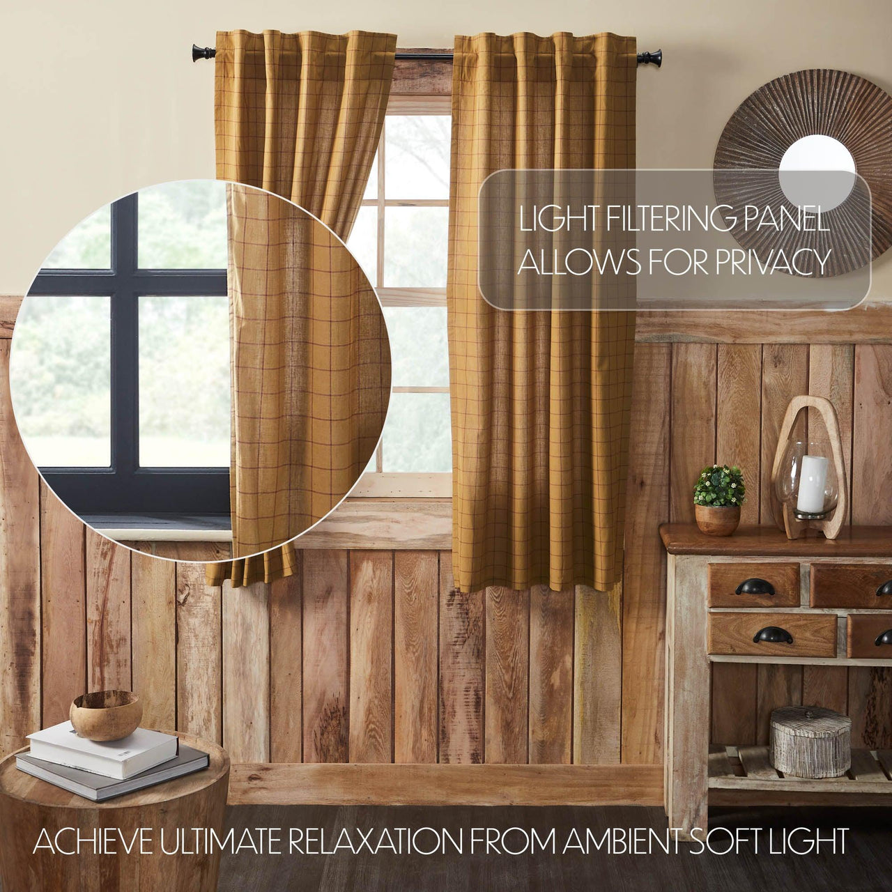 Connell Short Panel Set of 2 36x63 - The Fox Decor