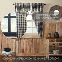 My Country Scalloped Layered Prairie Short Panel Set of 2 63x36x18 - The Fox Decor