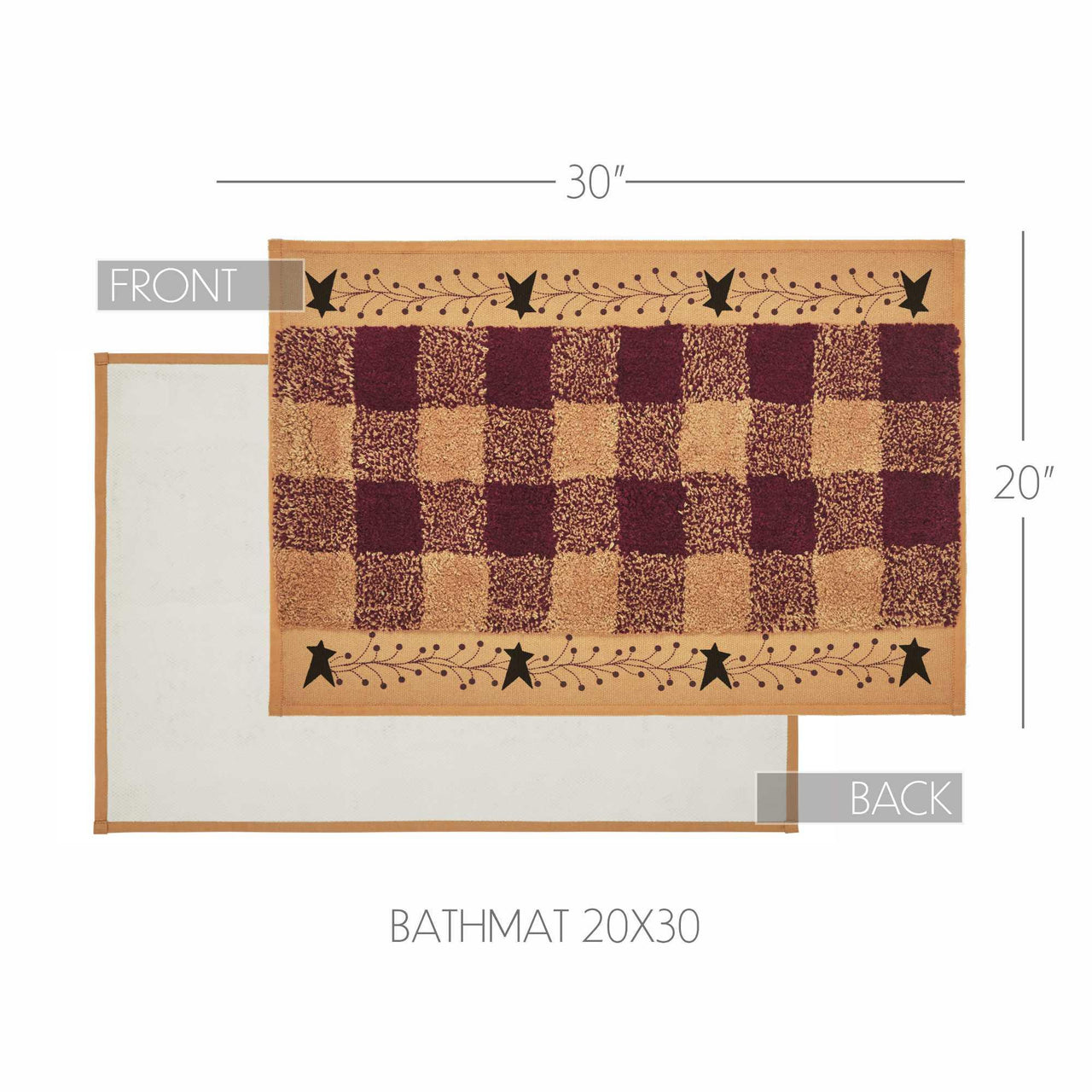 Pip Vinestar Bathmat 20x30 - The Fox Decor