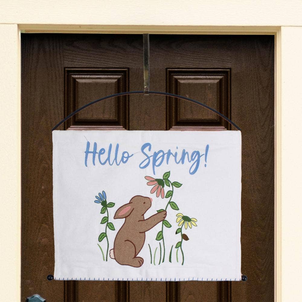 Bunny and Flowers Pennant DHGD0067