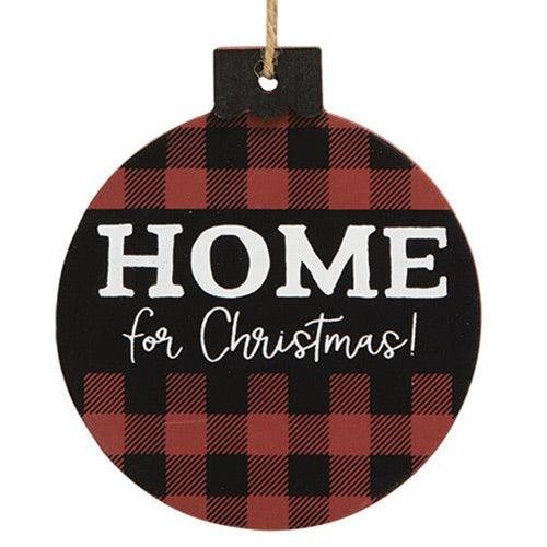 Home For Christmas Ornament 3 Asstd - The Fox Decor