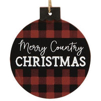 Home For Christmas Ornament 3 Asstd - The Fox Decor