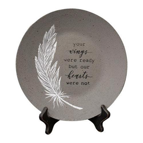 Your Wings Were Ready Plate - The Fox Decor