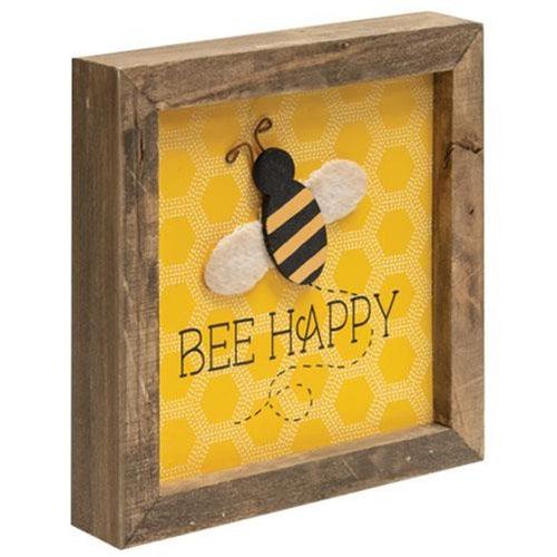 Bee Happy Frame - The Fox Decor