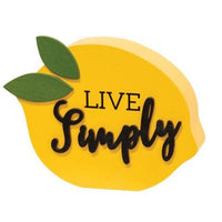 Live Simply Chunky Lemon - The Fox Decor