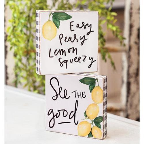 Easy Peasy Square Block 2 Asstd - The Fox Decor