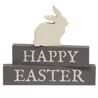 3 Set Happy Easter Block Stackers - The Fox Decor
