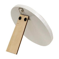 Witch Silhouette Circle Easel Sign - The Fox Decor