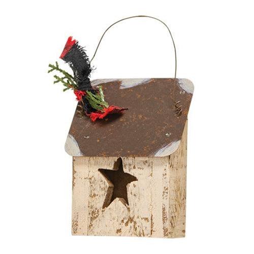Tin Roof Star House Ornament - The Fox Decor