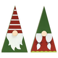 2 Set Mr & Mrs Christmas Tree Gnomes - The Fox Decor