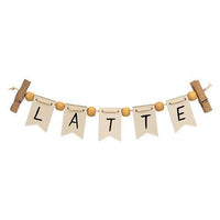 Latte Mini Clip Banner - The Fox Decor