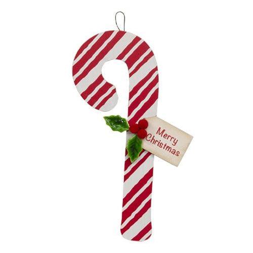 Merry Christmas Candy Cane Hanger - The Fox Decor