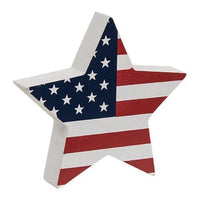 2 Set USA Flag Star Sitters - The Fox Decor