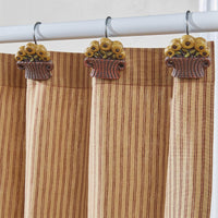 Folk Crow Shower Curtain Hooks Set of 4 Park Designs - The Fox Decor
